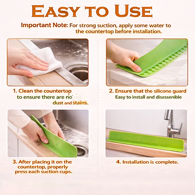 Silicone Splash Guard (Pack of 2)